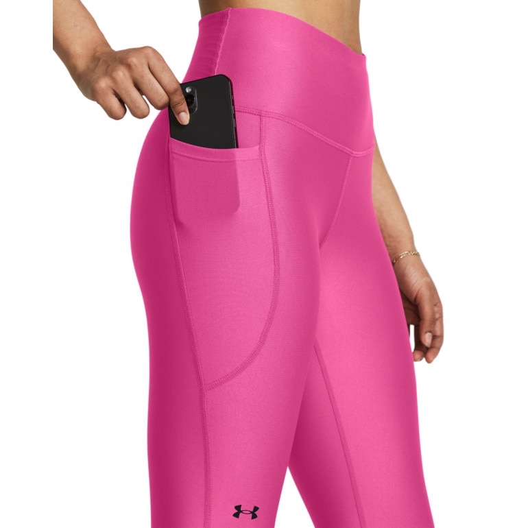 Damskie legginsy treningowe Under Armour Tech HiRise Legging - różowe