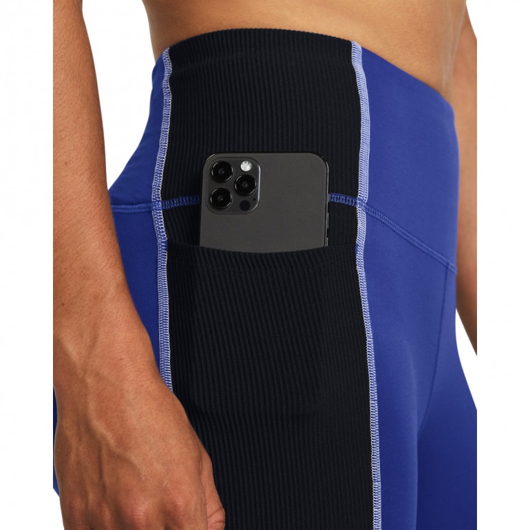 Damskie legginsy treningowe Under Armour Train CW Leg Novelty - niebieskie 