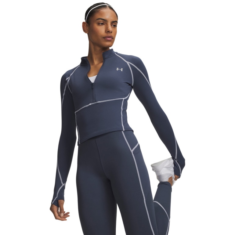 Damskie legginsy treningowe Under Armour UA ColdGear Elite Legging - denim
