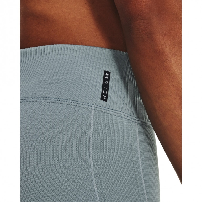DAMSKIE LEGGINSY TRENINGOWE UNDER ARMOUR UA RUSH SEAMLESS ANKLE LEG - szare