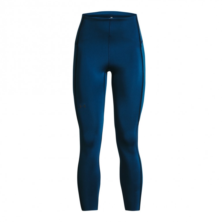 Damskie legginsy treningowe Under Armour UA Rush Vent Ankle Legging - granatowe