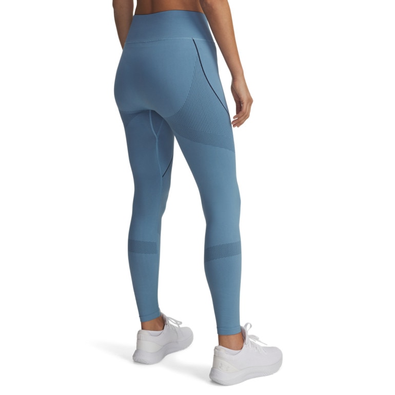 Damskie legginsy treningowe Under Armour UA Vanish Seamless Legging - niebieskie