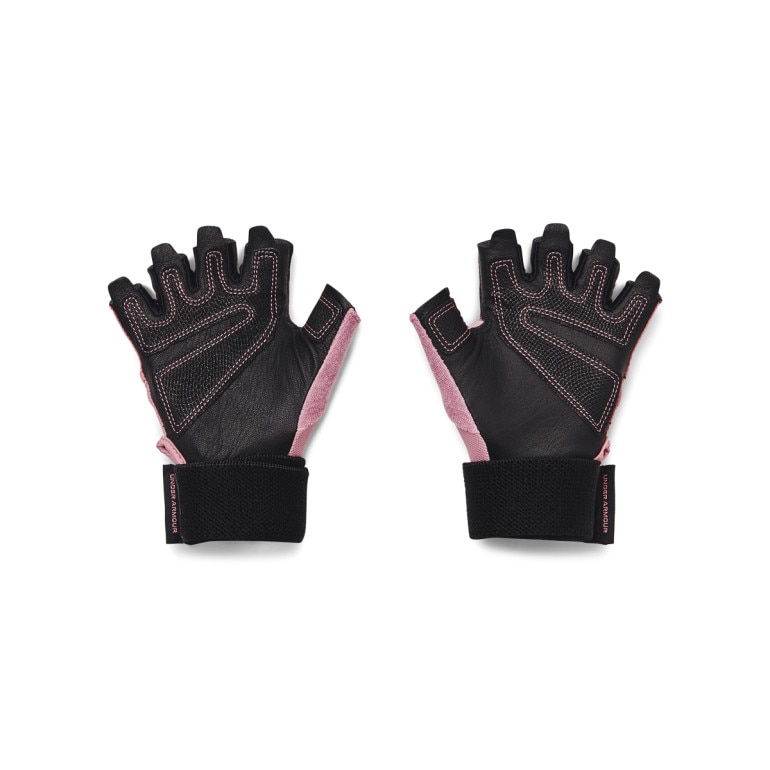 Damskie rękawiczki treningowe Under Armour W's Weightlifting Gloves - różowe
