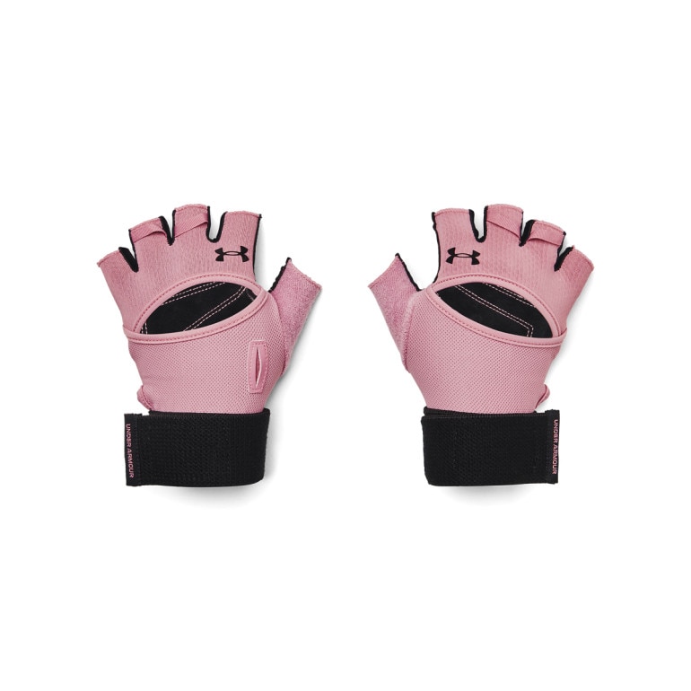 Damskie rękawiczki treningowe Under Armour W's Weightlifting Gloves - różowe