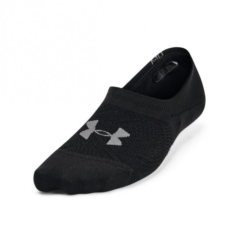 Damskie skarpetki stopki treningowe (3-pack) UNDER ARMOUR UA Breathe Lite Ultra Low - czarne