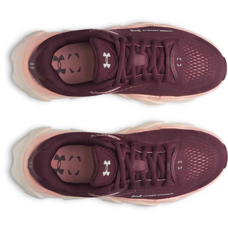 Damskie sneakersy Under Armour UA HB Runner 2 - burgundowe