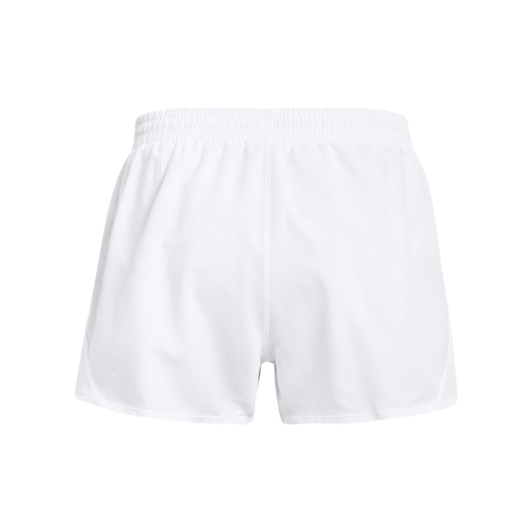 Damskie spodenki do biegania Under Armour UA Fly By 3'' Shorts - białe