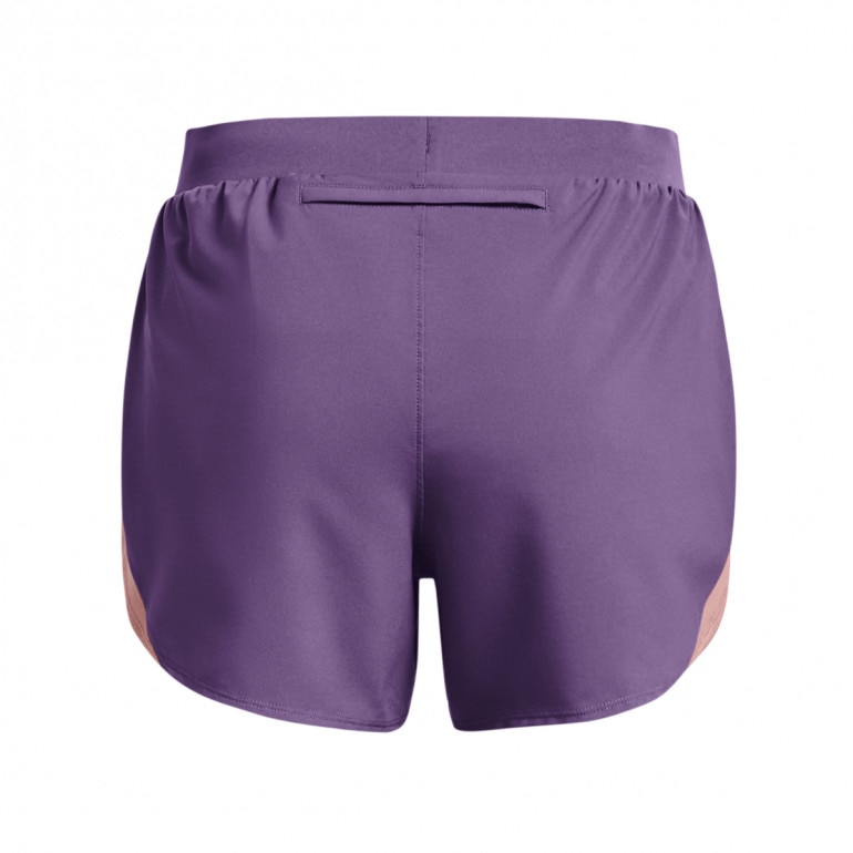 Damskie spodenki do biegania UNDER ARMOUR UA Fly By Elite 3'' Short - fioletowe