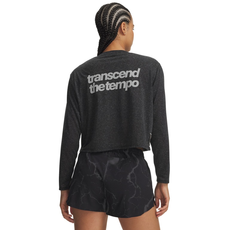 Damskie spodenki do biegania Under Armour UA HB Run Printed - czarne