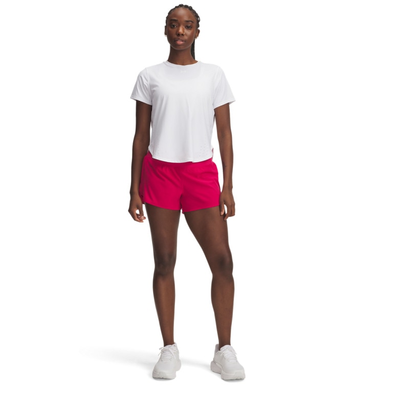 Damskie spodenki do biegania Under Armour UA Launch Pro 3'' Shorts - różowe