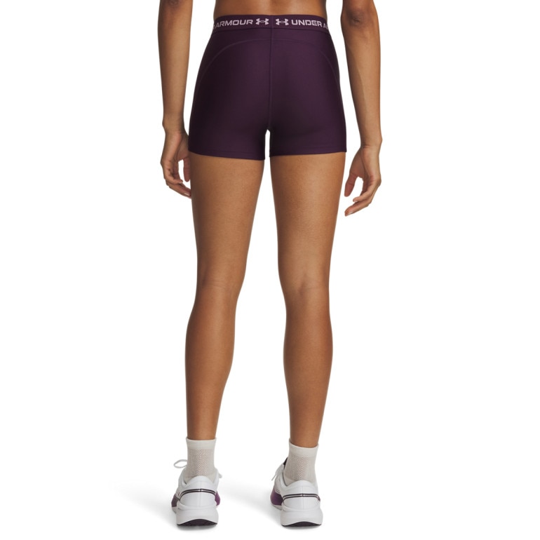 Damskie spodenki treningowe Under Armour HeatGear Shorty - fioletowe