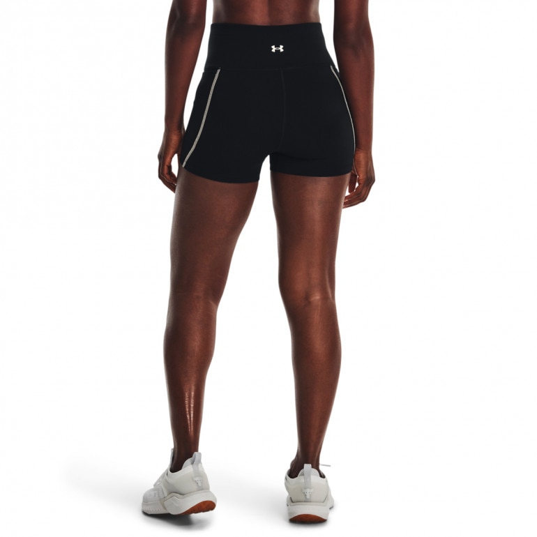 Damskie spodenki treningowe Under Armour Project Rock Meridian Short - czarne