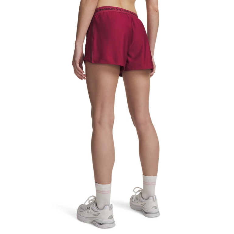 Damskie spodenki treningowe Under Armour Tech Play Up Shorts - czerwone