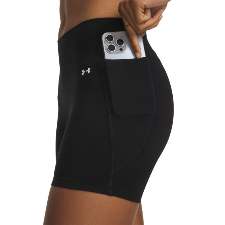 Damskie spodenki treningowe Under Armour UA Motion Middy - czarne