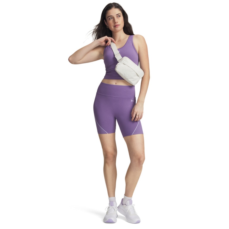 Damskie spodenki treningowe Under Armour UA Vanish Seamless - fioletowe