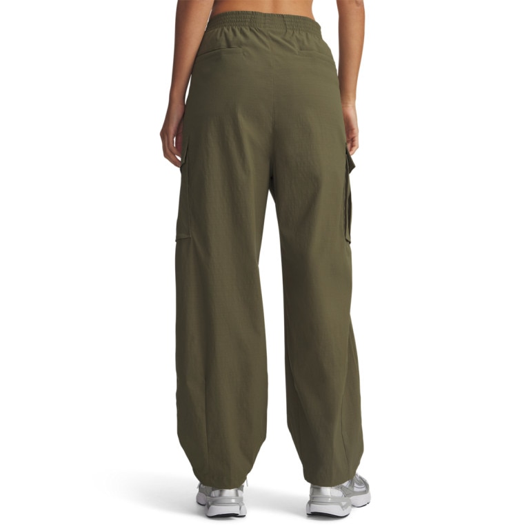 Damskie spodnie cargo Under Armour UA Unstoppable Ripstop Cargo - zielone