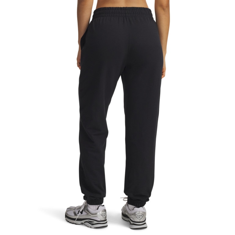 Damskie spodnie dresowe joggery Under Armour Sport Terry Jogger - czarne