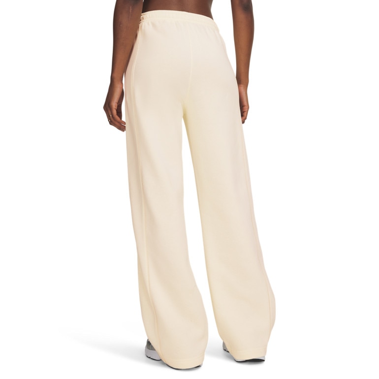Damskie spodnie dresowe Under Armour Rival Shimmer Pant - kremowe