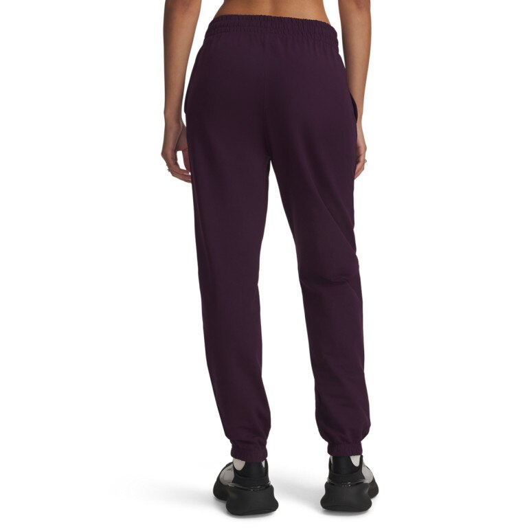 Damskie spodnie dresowe Under Armour Sport Terry Jogger - fioletowe