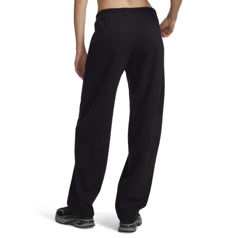 Damskie spodnie dresowe Under Armour UA Icon Fleece Barrel Pant - czarne