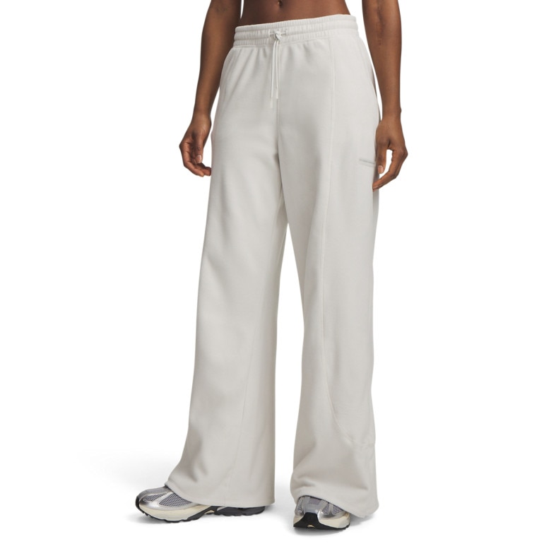 Damskie spodnie treningowe Under Armour UA Performance Fleece - białe