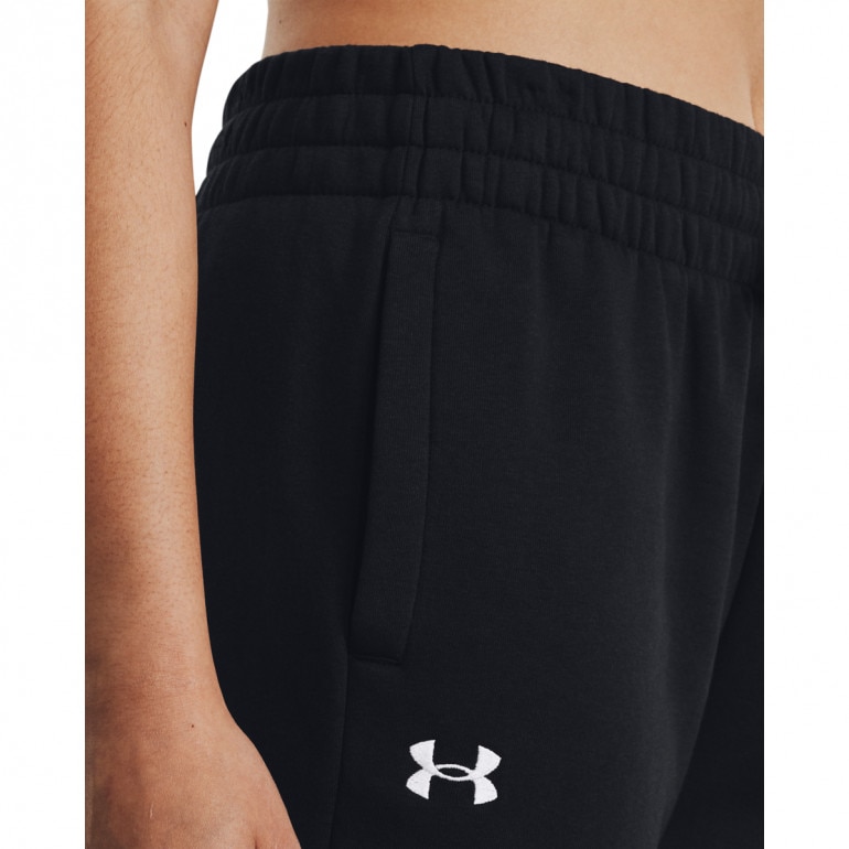 Damskie spodnie dresowe Under Armour UA Rival Fleece Jogger - czarne