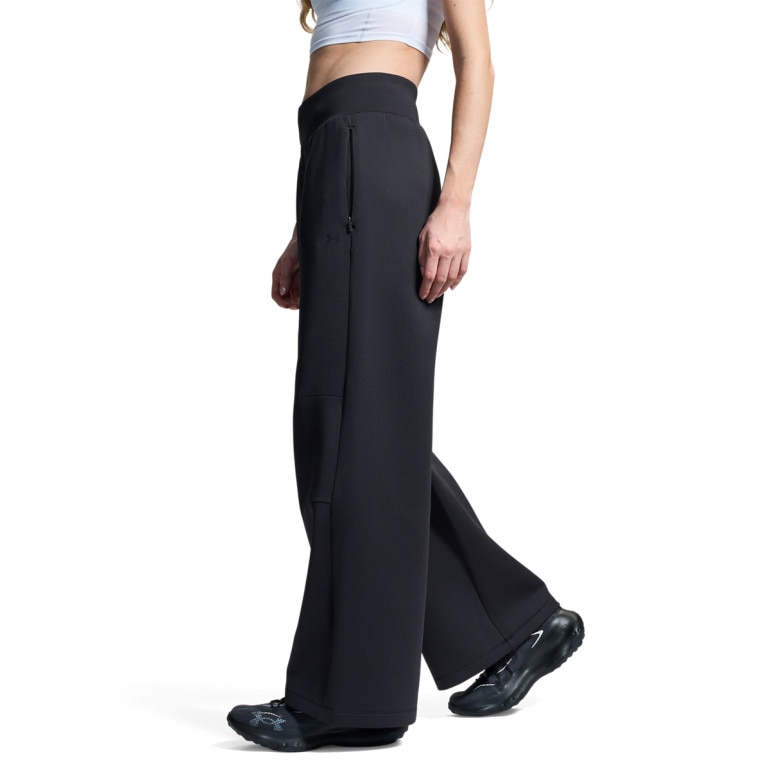 Damskie spodnie dresowe Under Armour UA Unstoppable Fleece Textured - czarne
