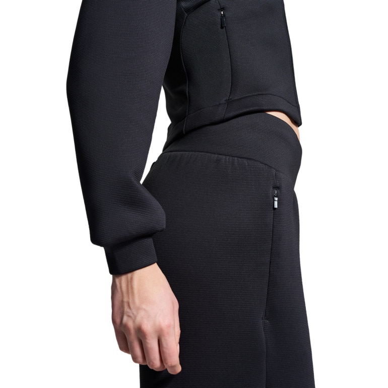 Damskie spodnie dresowe Under Armour UA Unstoppable Fleece Textured - czarne