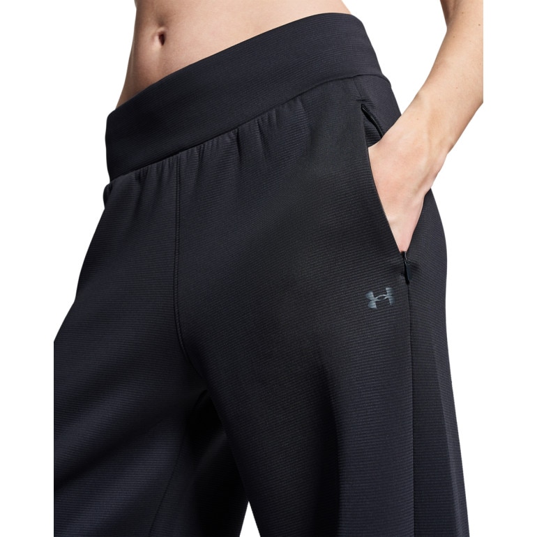 Damskie spodnie dresowe Under Armour UA Unstoppable Fleece Textured - czarne