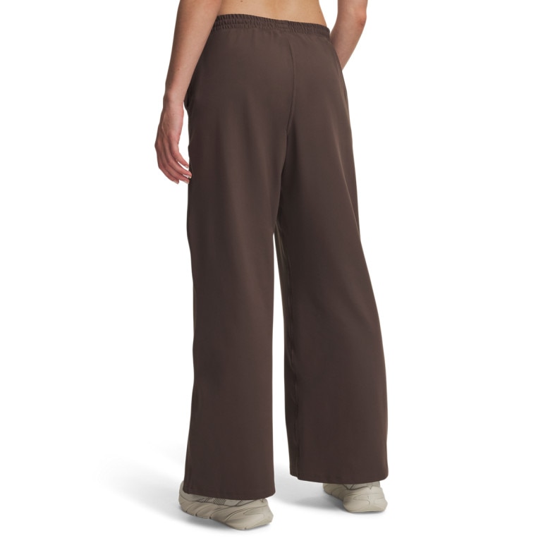 Damskie spodnie treningowe Under Armour Motion Wide Leg Pant - brązowe