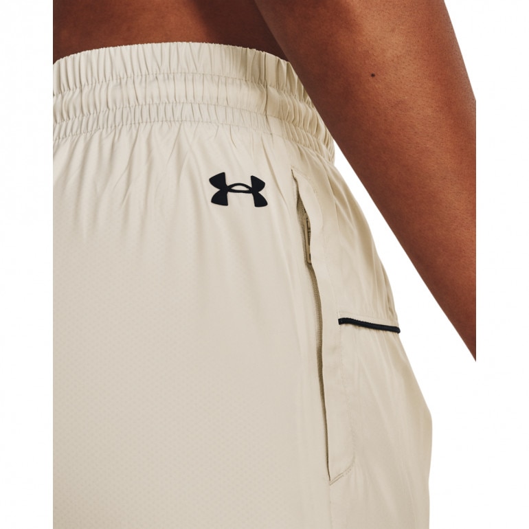 Damskie spodnie treningowe UNDER ARMOUR Project Rock Brahma Pants - kremowe/ecru