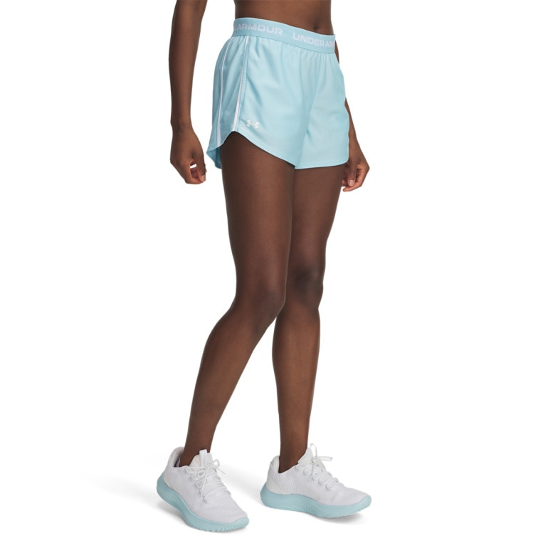 Damskie spodenki treningowe Under Armour Tech Play Up Shorts - niebieskie