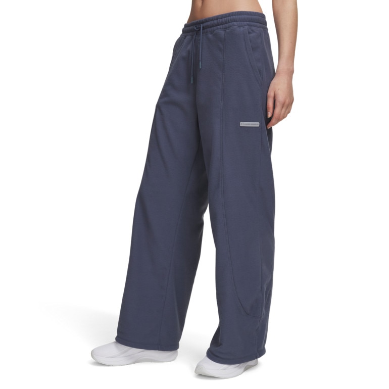 Damskie spodnie treningowe Under Armour UA Performance Fleece - granatowe