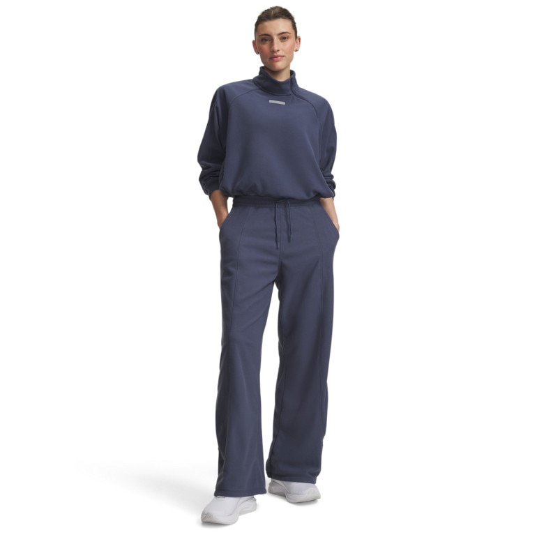 Damskie spodnie treningowe Under Armour UA Performance Fleece - granatowe