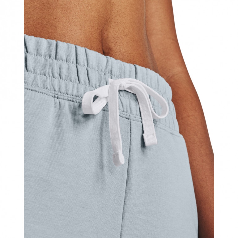 Damskie spodnie treningowe Under Armour UA Rival Terry Flare Crop Pants- szare