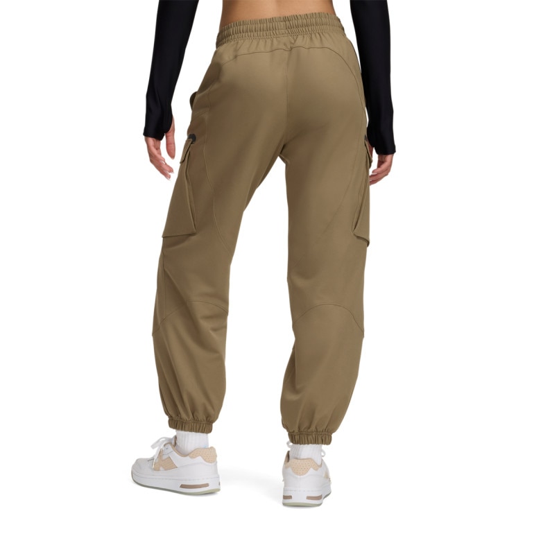 Damskie spodnie treningowe Under Armour Unstoppable Cargo Pant - khaki