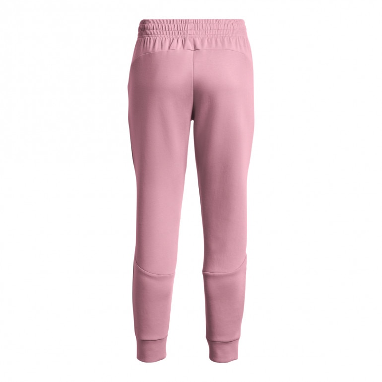 Damskie spodnie treningowe Under Armour Unstoppable Flc Jogger - różowe