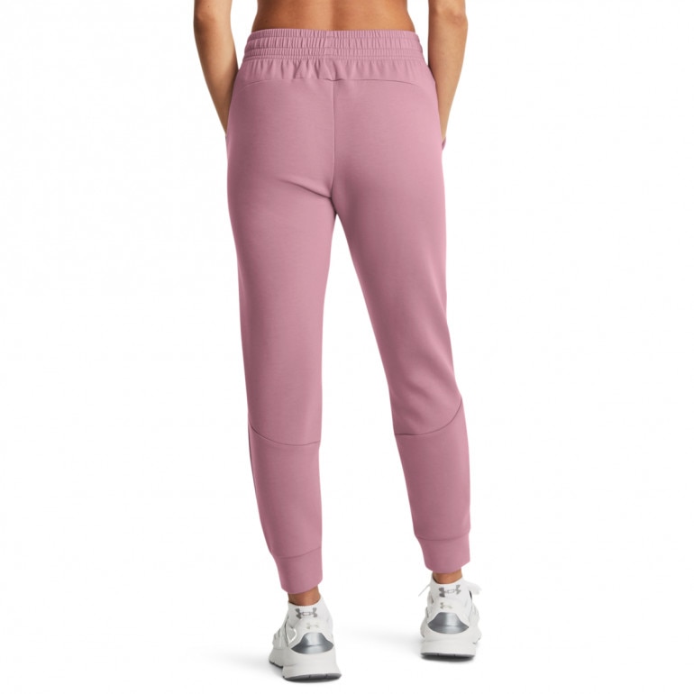 Damskie spodnie treningowe Under Armour Unstoppable Flc Jogger - różowe