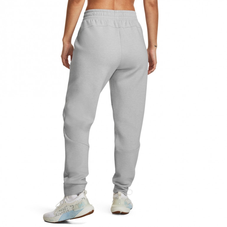 Damskie spodnie treningowe Under Armour Unstoppable Flc Jogger - szare