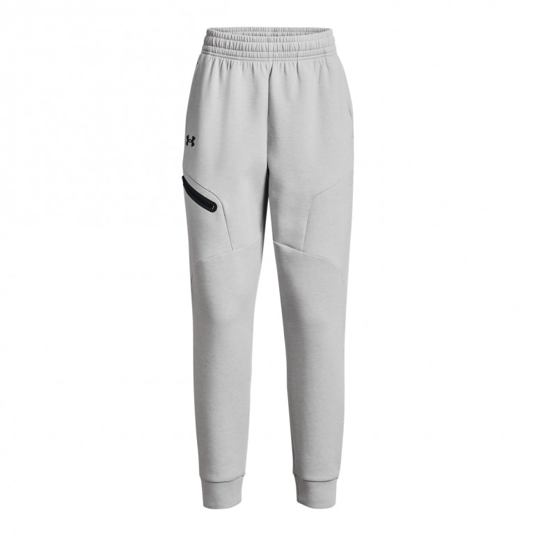 Damskie spodnie treningowe Under Armour Unstoppable Flc Jogger - szare