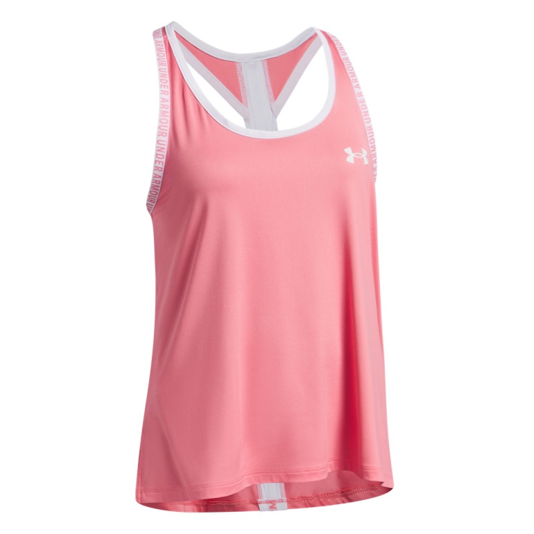 Dziewczęca koszulka treningowa Under Armour UA Knockout Tank - różowa