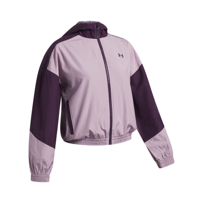 Dziewczęca kurtka przejściowa Under Armour UA Icon Woven - fioletowa
