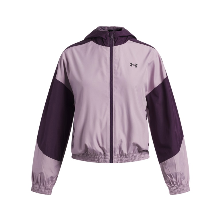 Dziewczęca kurtka przejściowa Under Armour UA Icon Woven - fioletowa