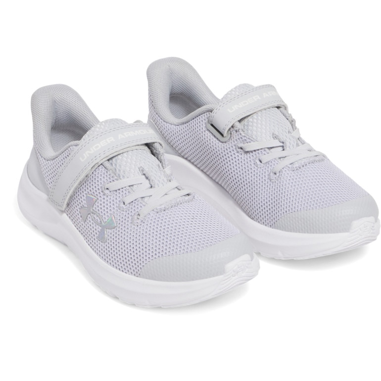 Dziewczęce buty do biegania Under Armour UA GPS Pursuit 4 AC - szare