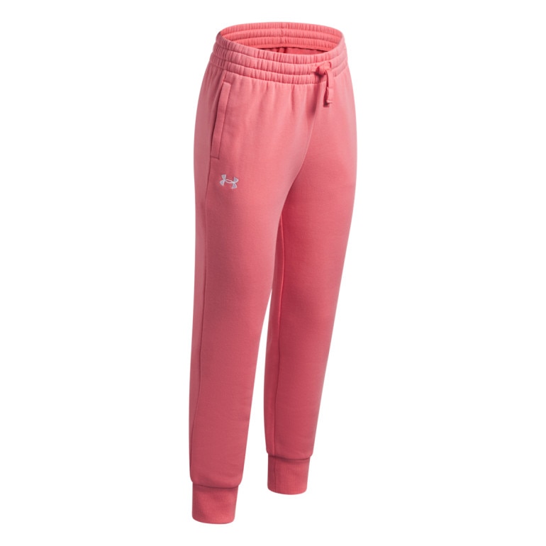 Dziewczęce spodnie dresowe Under Armour UA Rival Fleece Joggers - różowe