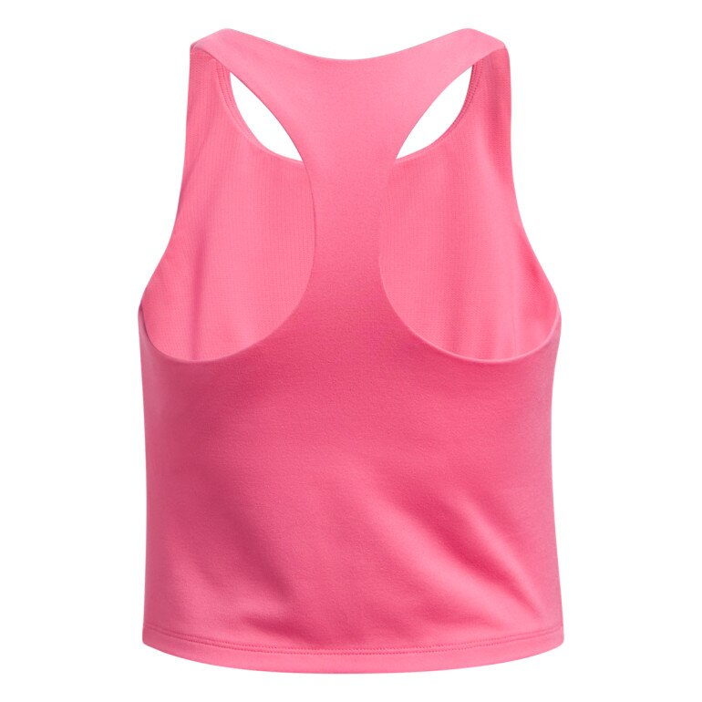 Dziewczęcy top treningowy Under Armour G Motion Branded Crop Tank - różowy