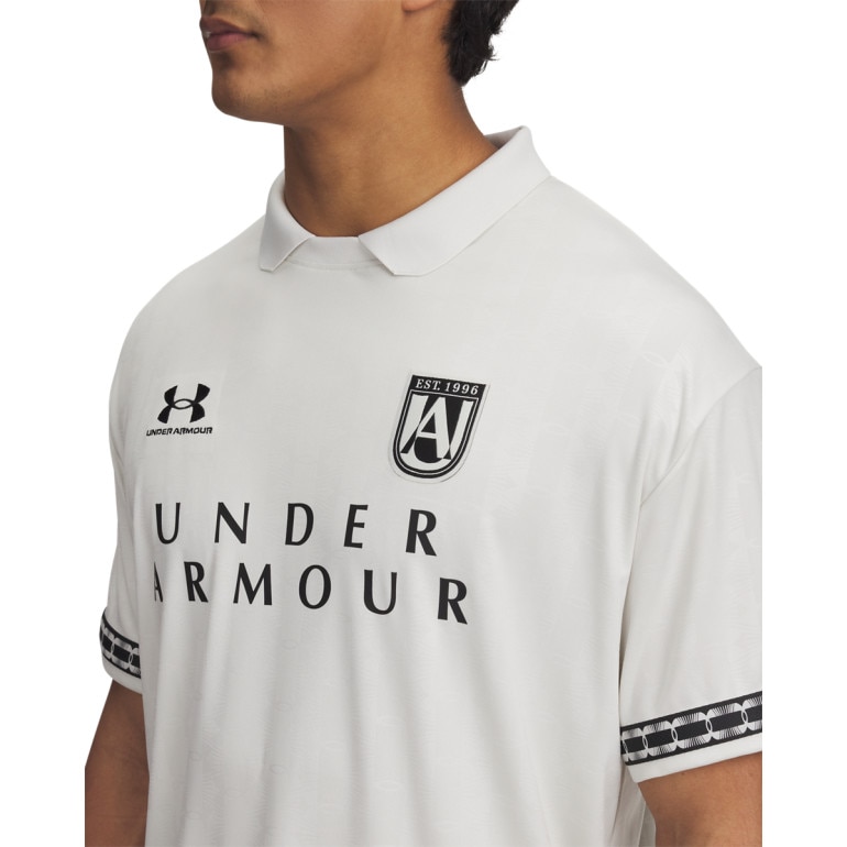 Męska koszulka z nadrukiem Under Armour M's 96 Terrace Jsy SS - biała