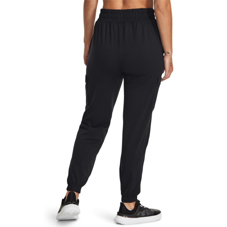 Damskie spodnie treningowe Under Armour Meridian Cargo Jogger - czarne