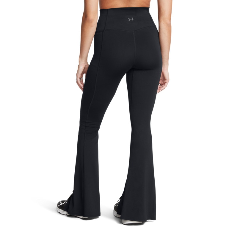 Damskie spodnie treningowe Under Armour Meridian Kick Flare Pant - czarne
