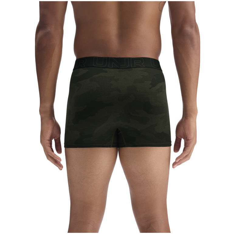 Męska bielizna treningowa (3-pack) Under Armour M UA Perf Cotton Nov 3in - zielona